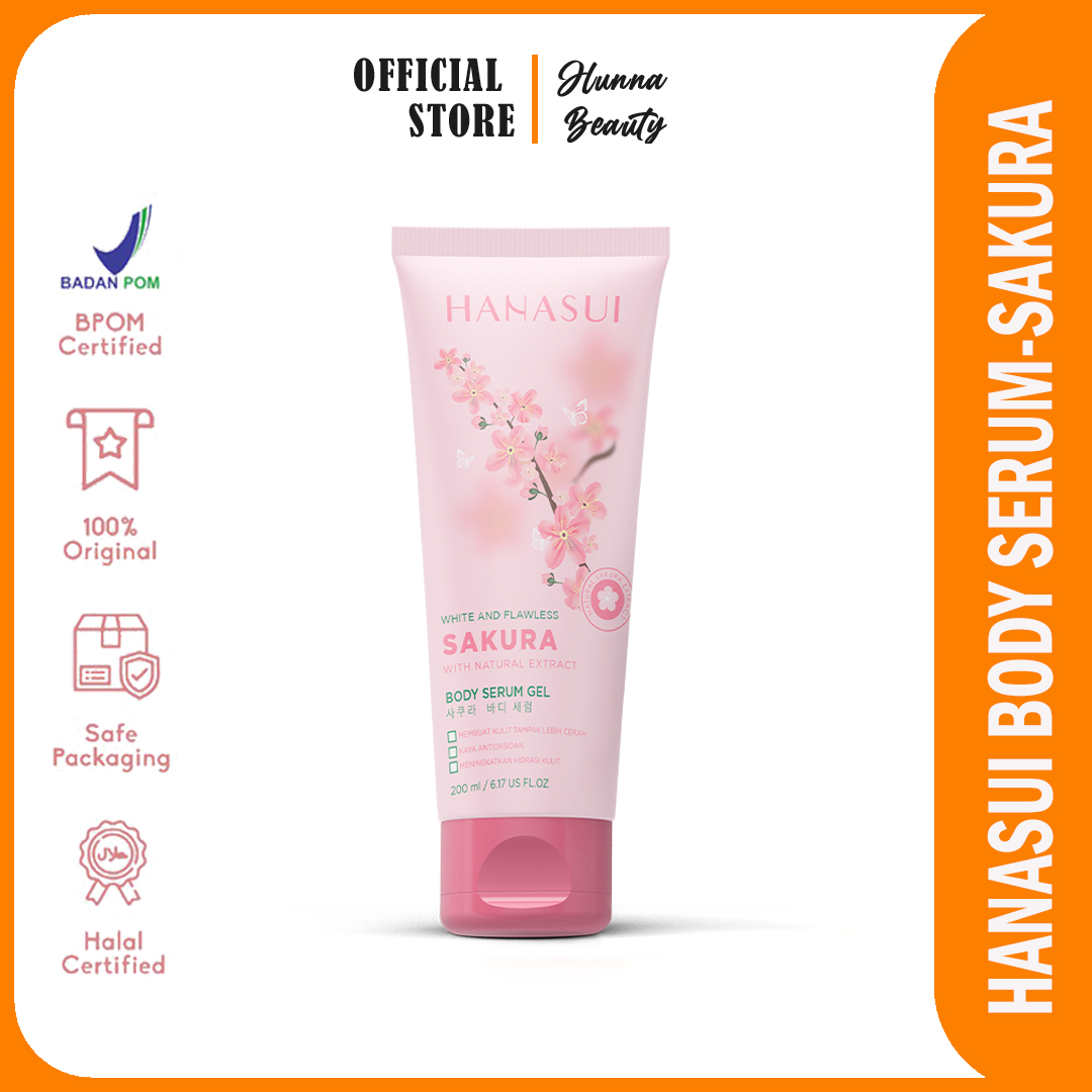 Handbody Terbaik untuk Memutihkan Kulit: Pemutih Hanasui Body Serum Sakura