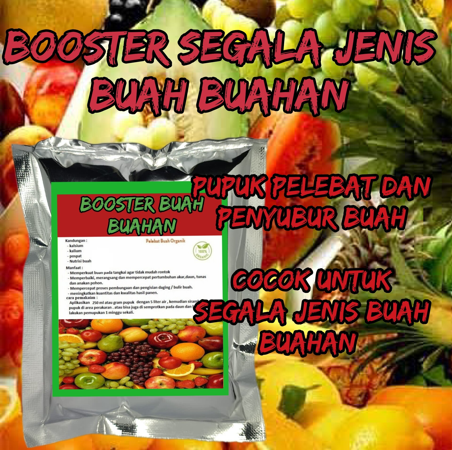 Pupuk Perangsang Bunga dan Buah Terbaik untuk Tanaman Anda