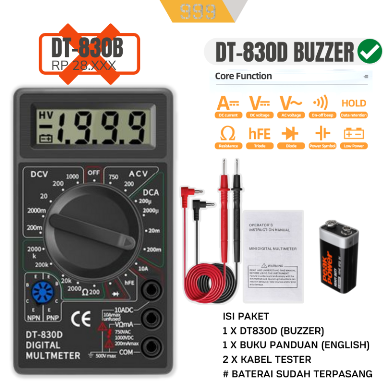 Review Multimeter Digital Terbaik: Pilih Produk Terbaik untuk Kebutuhan Anda